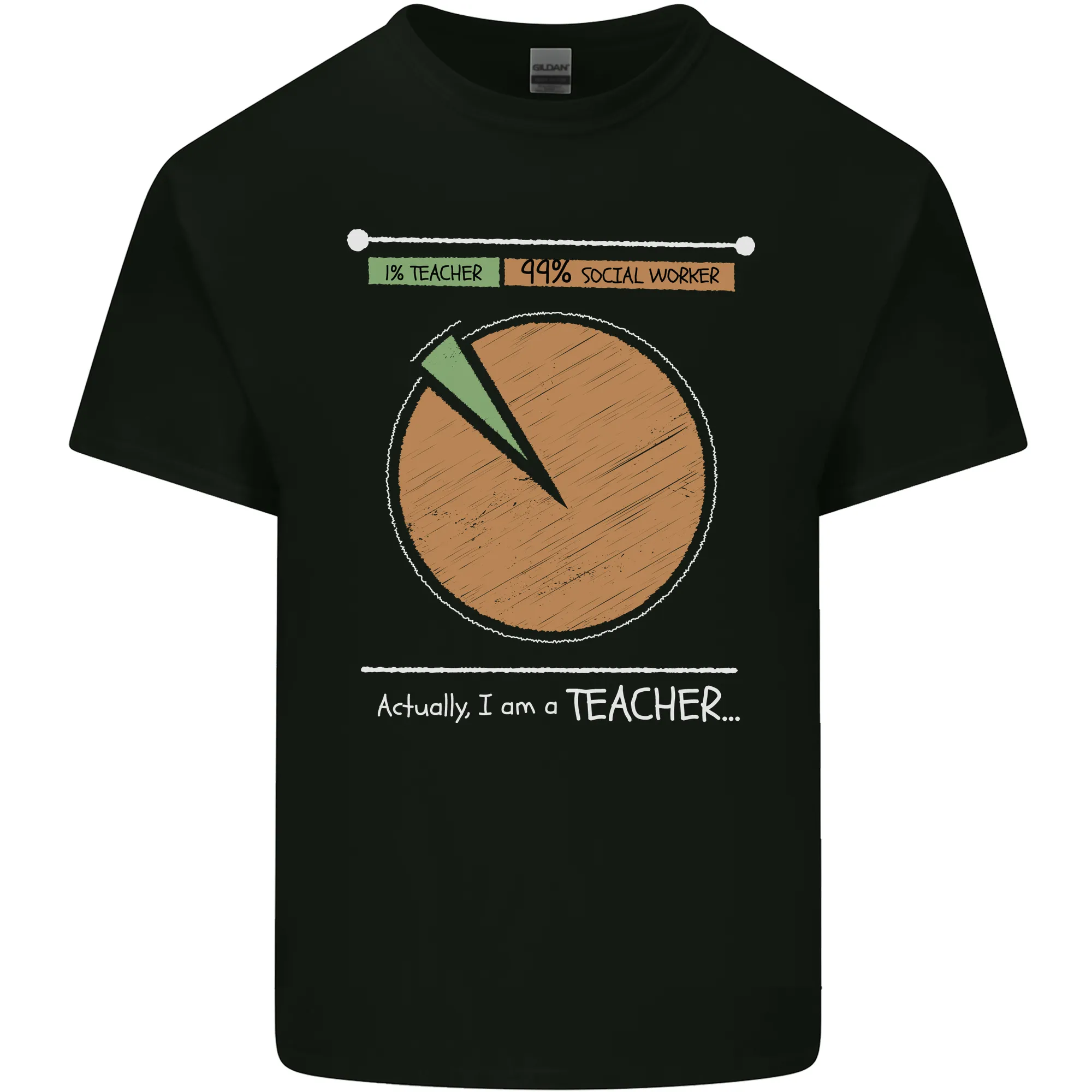 1% Teacher 99% Social Worker Teaching Kids T-Shirt Childrens