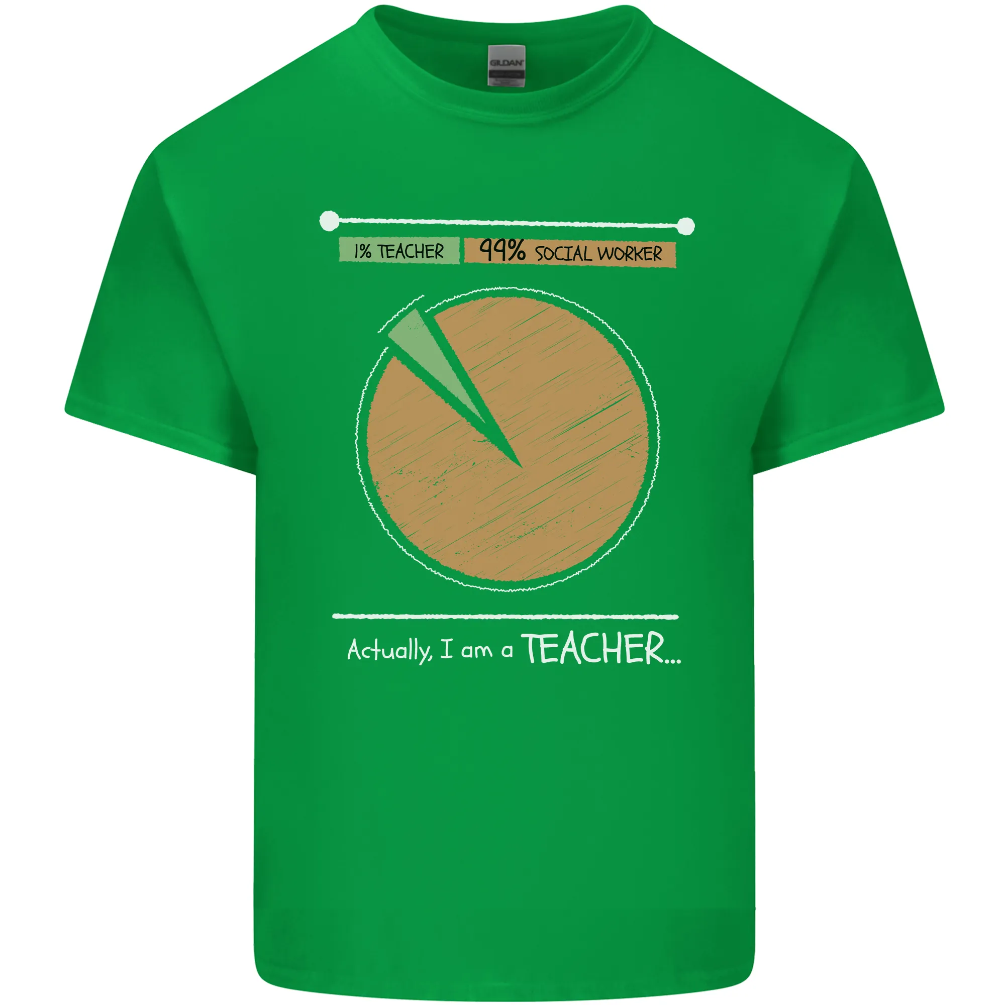 1% Teacher 99% Social Worker Teaching Kids T-Shirt Childrens