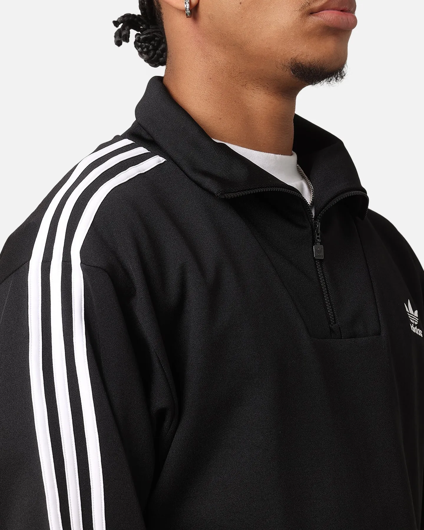 Adidas Funnel Neck Track Jacket Black