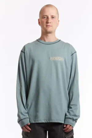 ADISH - TATREEZ LOGO CONTRAST STITCHED LONG SLEEVE SHIRT