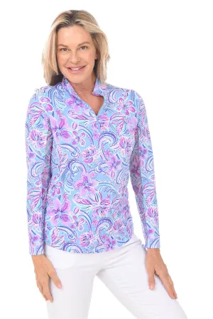 Allie Flowers UPF50  Sun Shirt