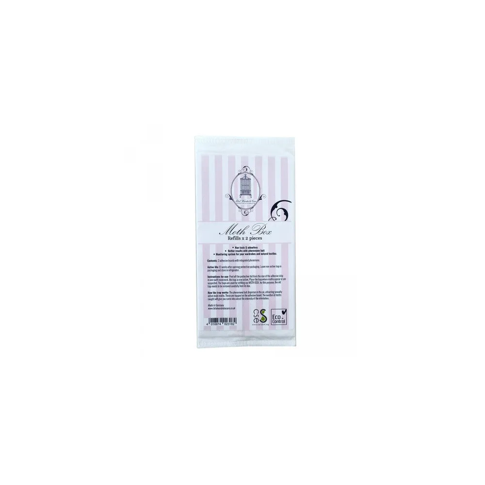 Anti-Moth | Moth Trap Refills | Pack of 2 | Total Wardrobe Care