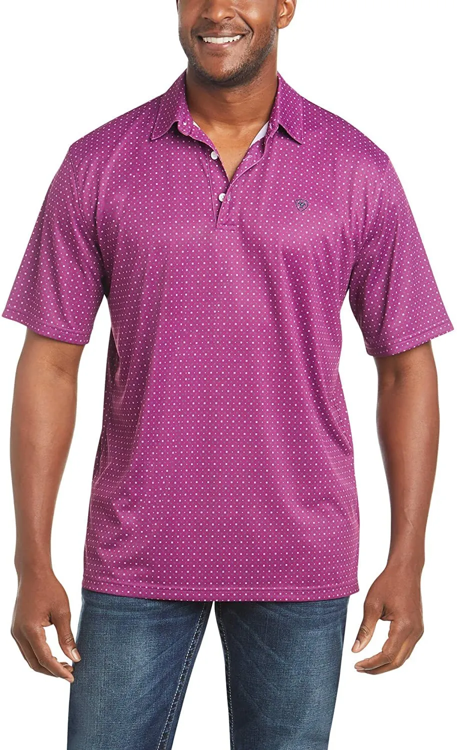 Ariat Men's Fashion Printed Polo