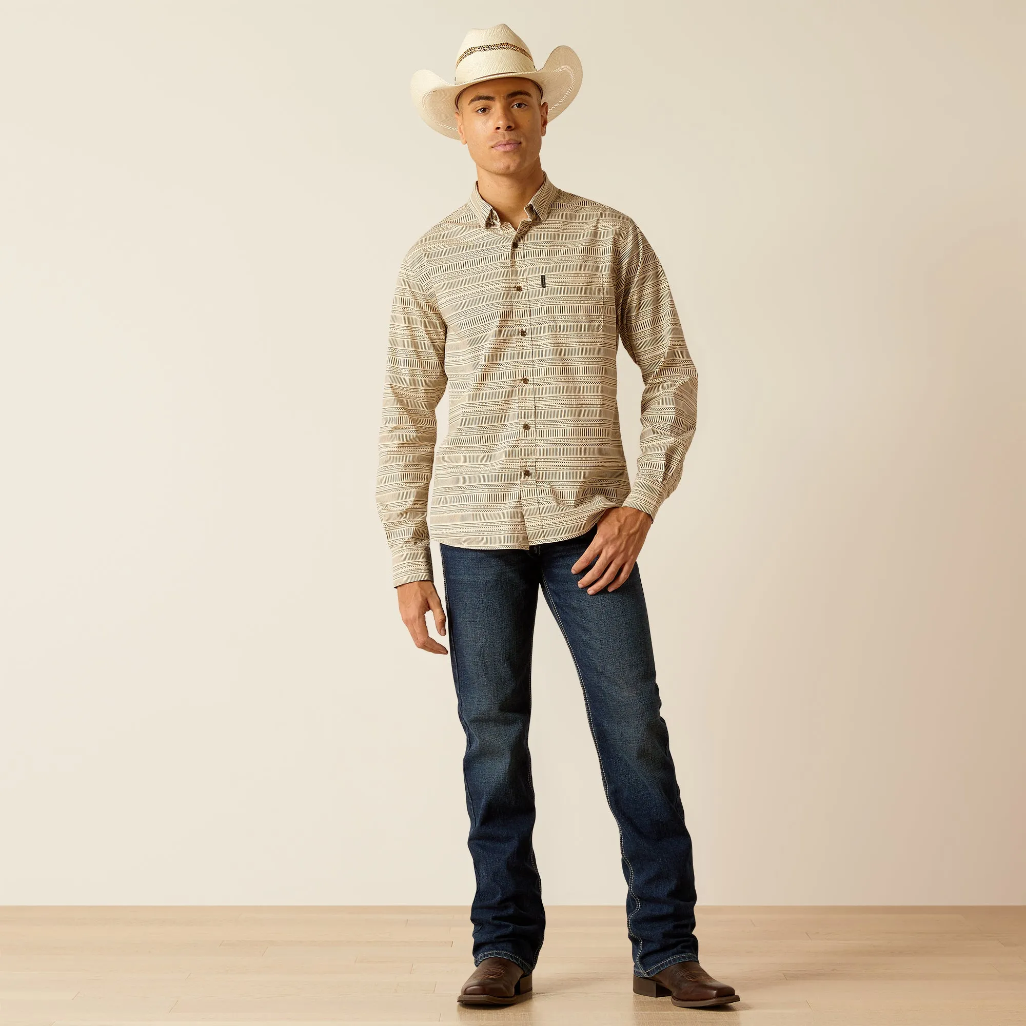 Ariat Men's Long Sleeve Modern Fit Marvin