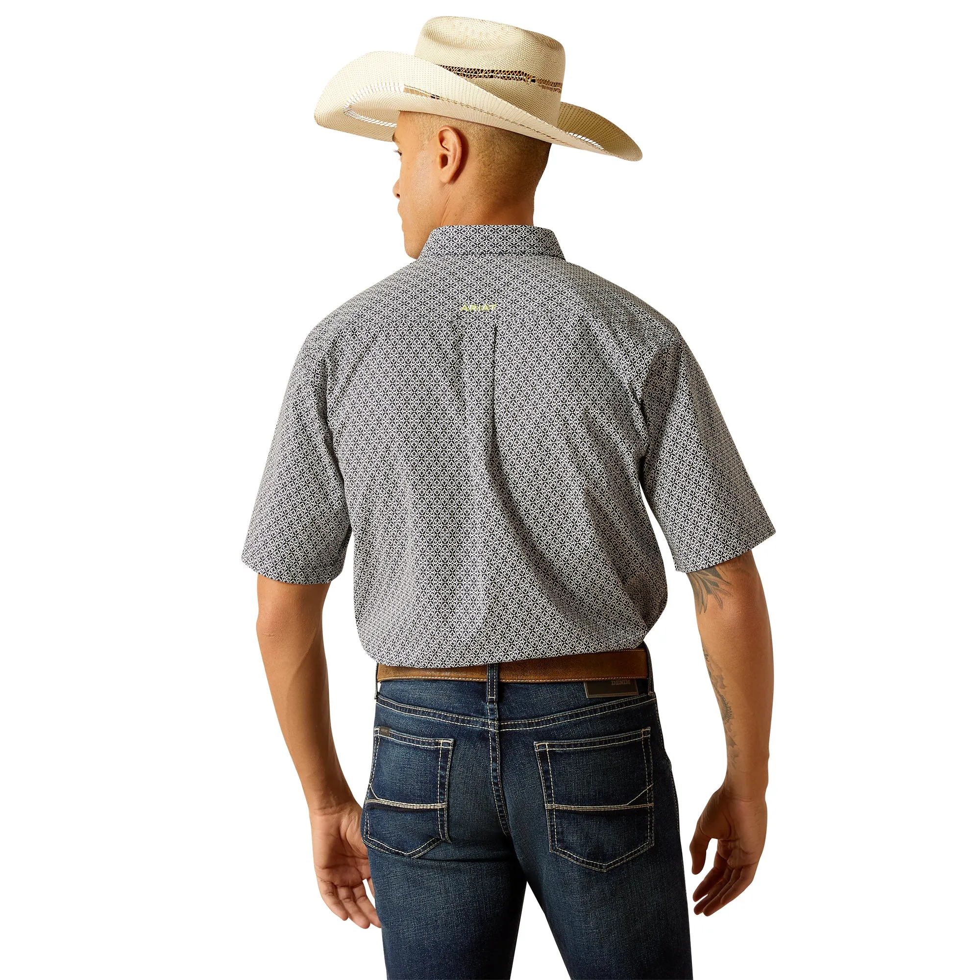 Ariat Men's Short Sleeve Fitted Trace