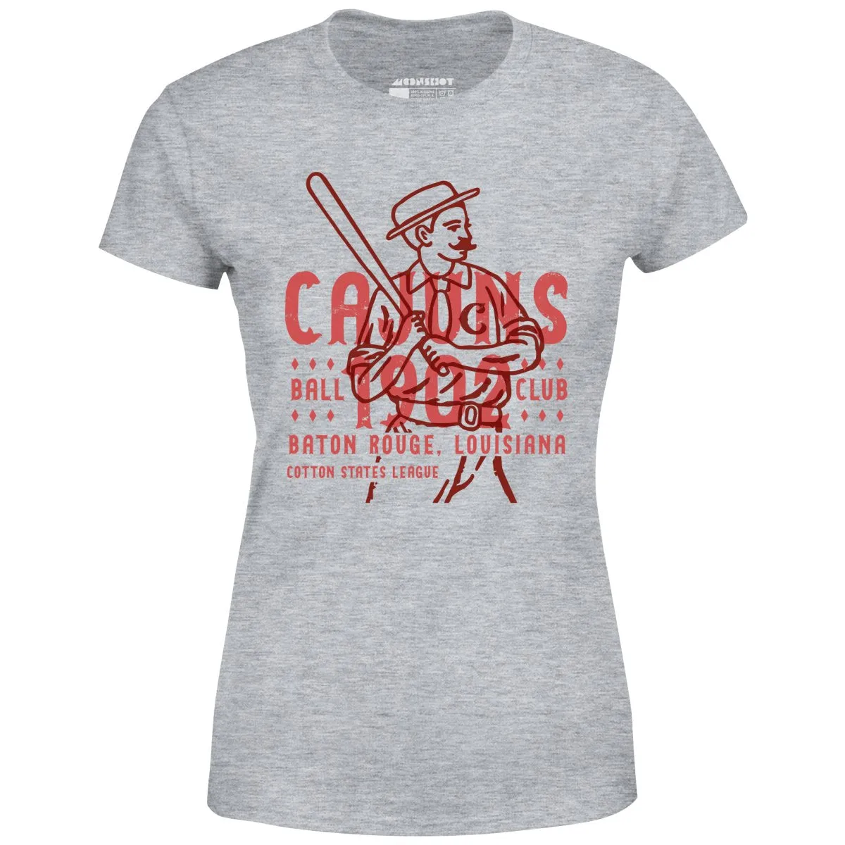 Baton Rouge Cajuns - Louisiana - Vintage Defunct Baseball Teams - Women's T-Shirt