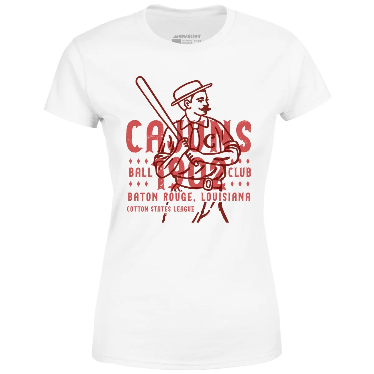 Baton Rouge Cajuns - Louisiana - Vintage Defunct Baseball Teams - Women's T-Shirt