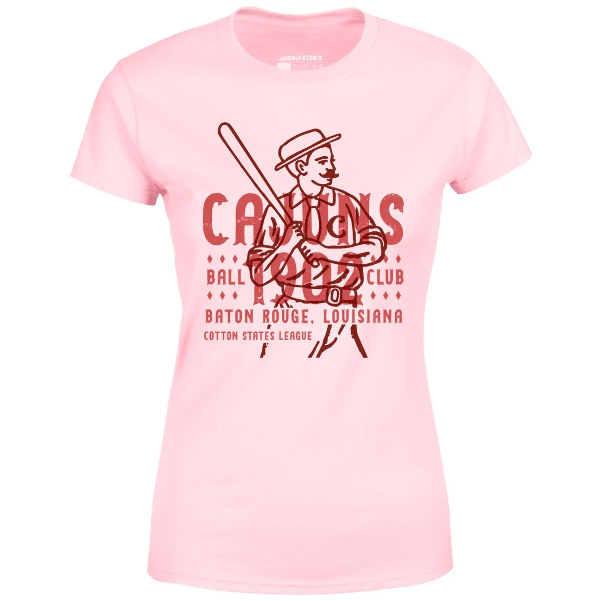 Baton Rouge Cajuns - Louisiana - Vintage Defunct Baseball Teams - Women's T-Shirt