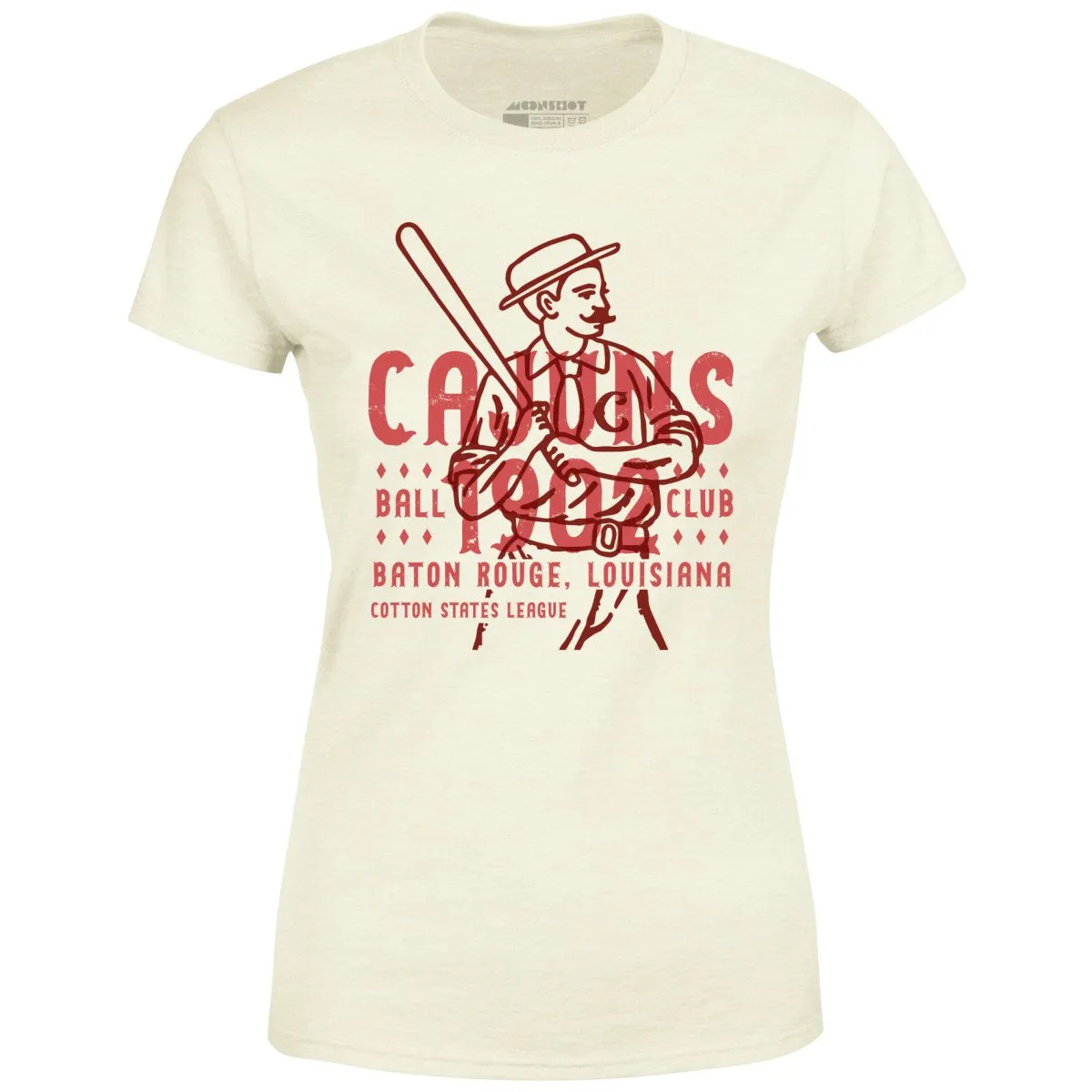 Baton Rouge Cajuns - Louisiana - Vintage Defunct Baseball Teams - Women's T-Shirt