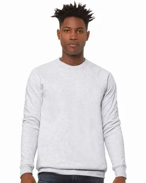 BELLA   CANVAS Sponge Fleece Raglan Crewneck Sweatshirt 3901 Ash