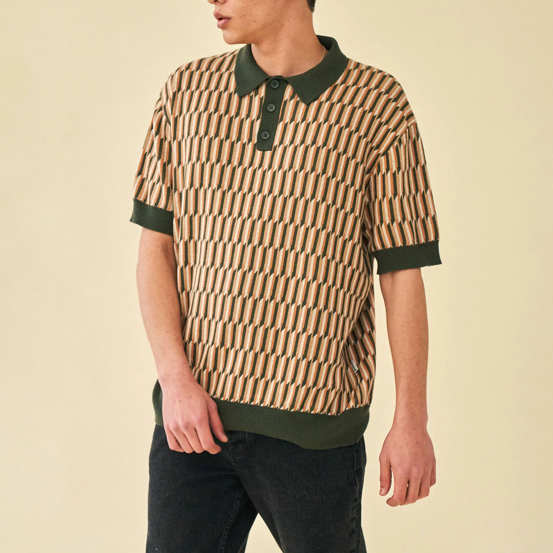 bound 'Ostuni' Knit Polo