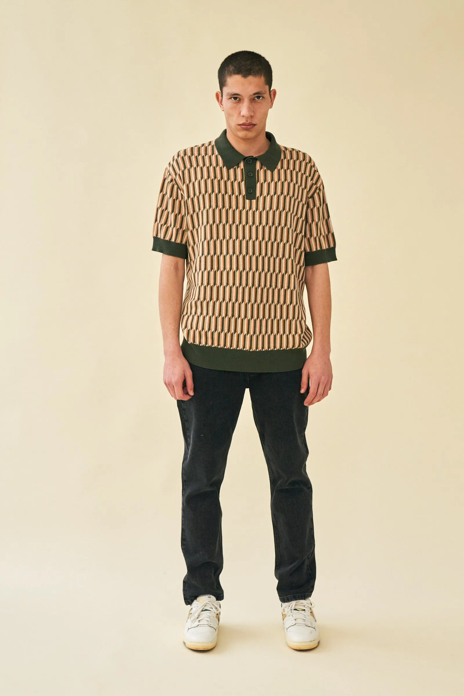 bound 'Ostuni' Knit Polo