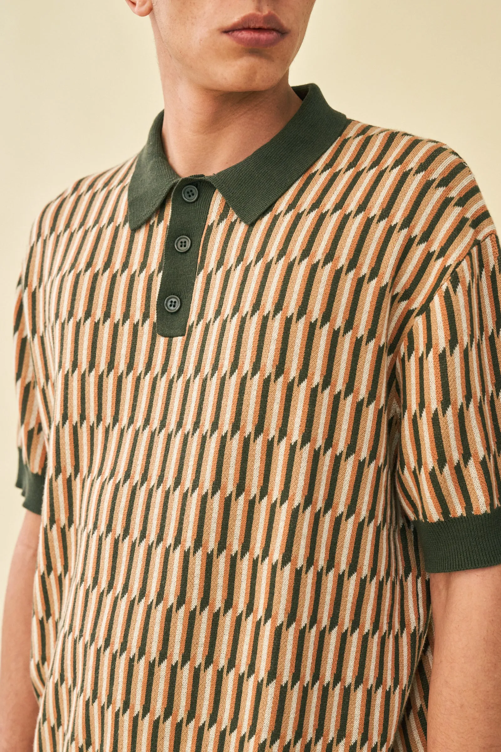 bound 'Ostuni' Knit Polo