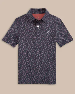 Boys Driver Fall Flock Performance Polo