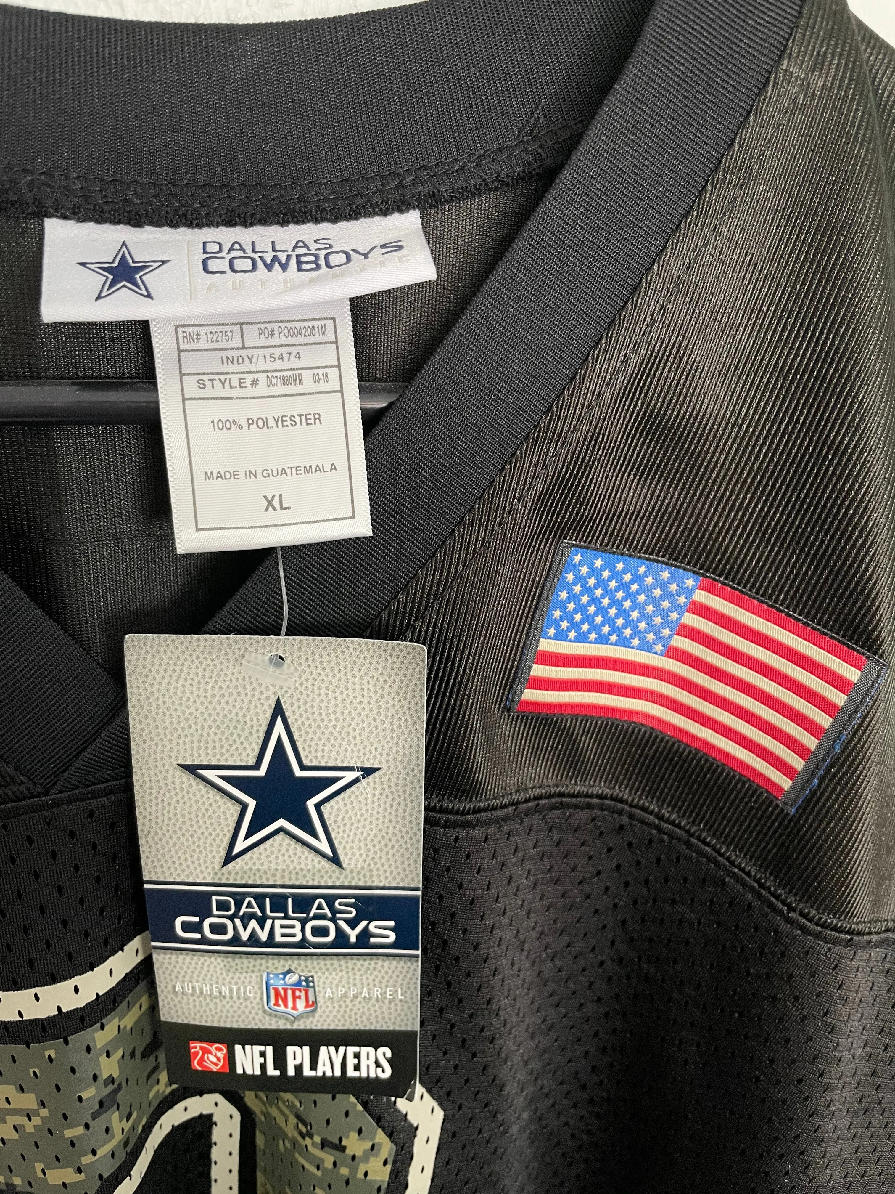 Camo Tony Romo Jersey ~ Dallas Cowboys #9