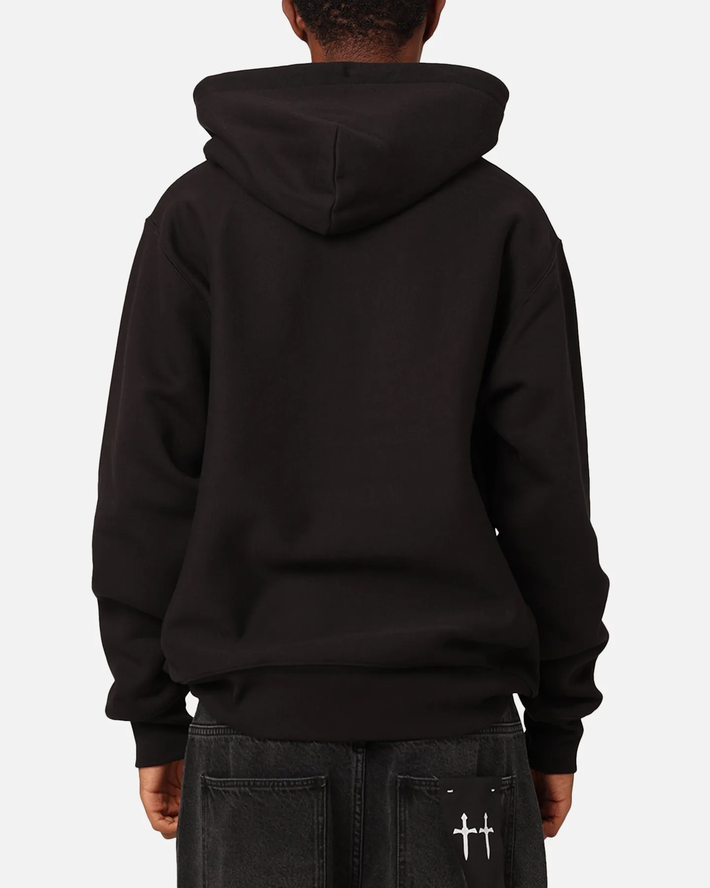 Champion Reverse Weave Small C Hoodie Black