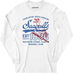 Charleston Seagulls - South Carolina - Vintage Defunct Baseball Teams - Long Sleeve T-Shirt