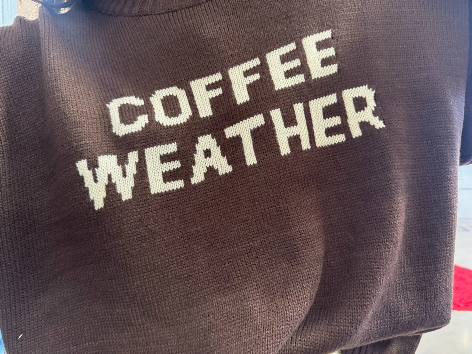 Coffee Weather Sweater