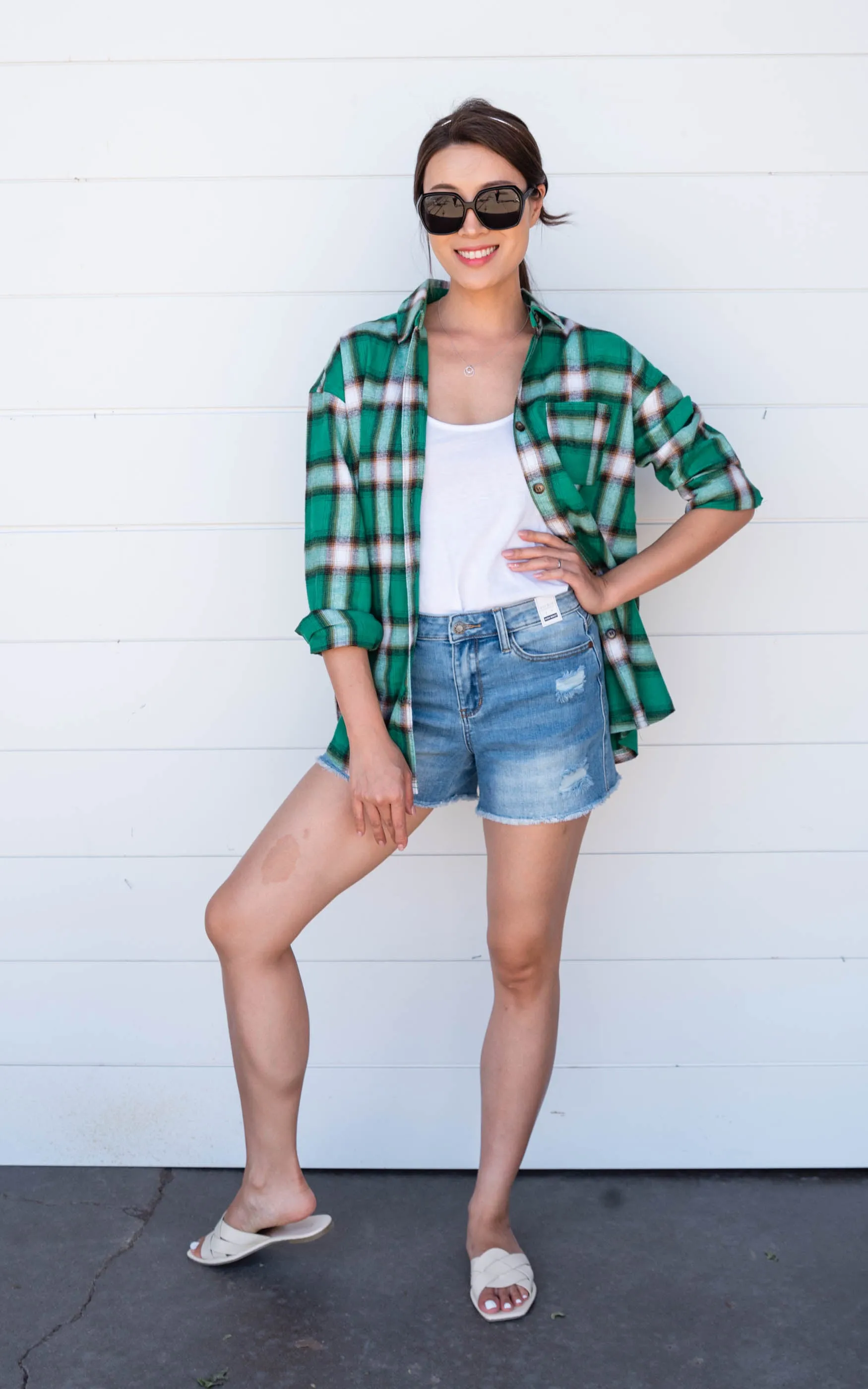 Concert Ready Plaid Top - Final Sale*