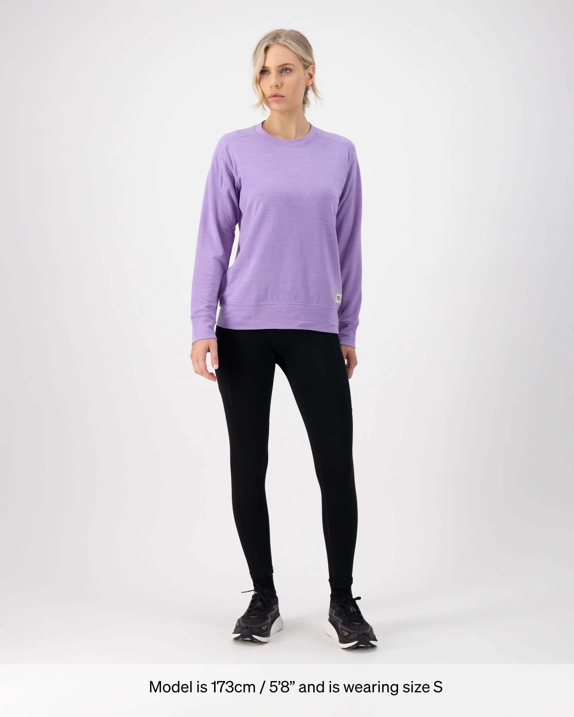 Covert Lite Merino Crew - Lupin