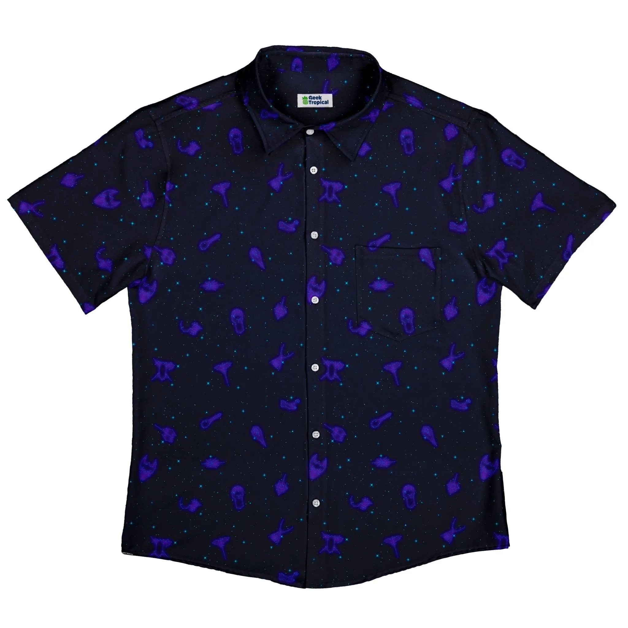 Dnd Class Constellations Button Up Shirt