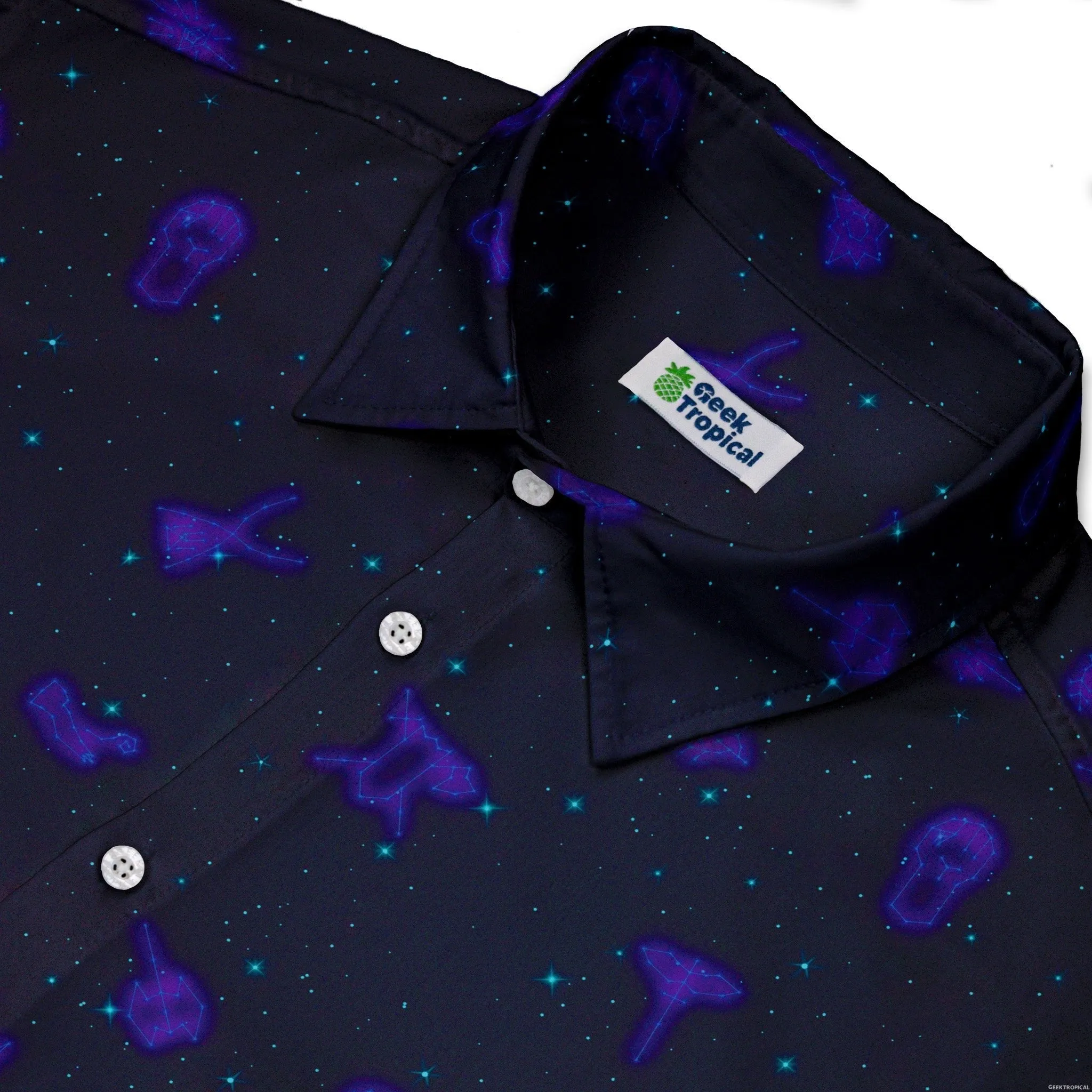 Dnd Class Constellations Button Up Shirt