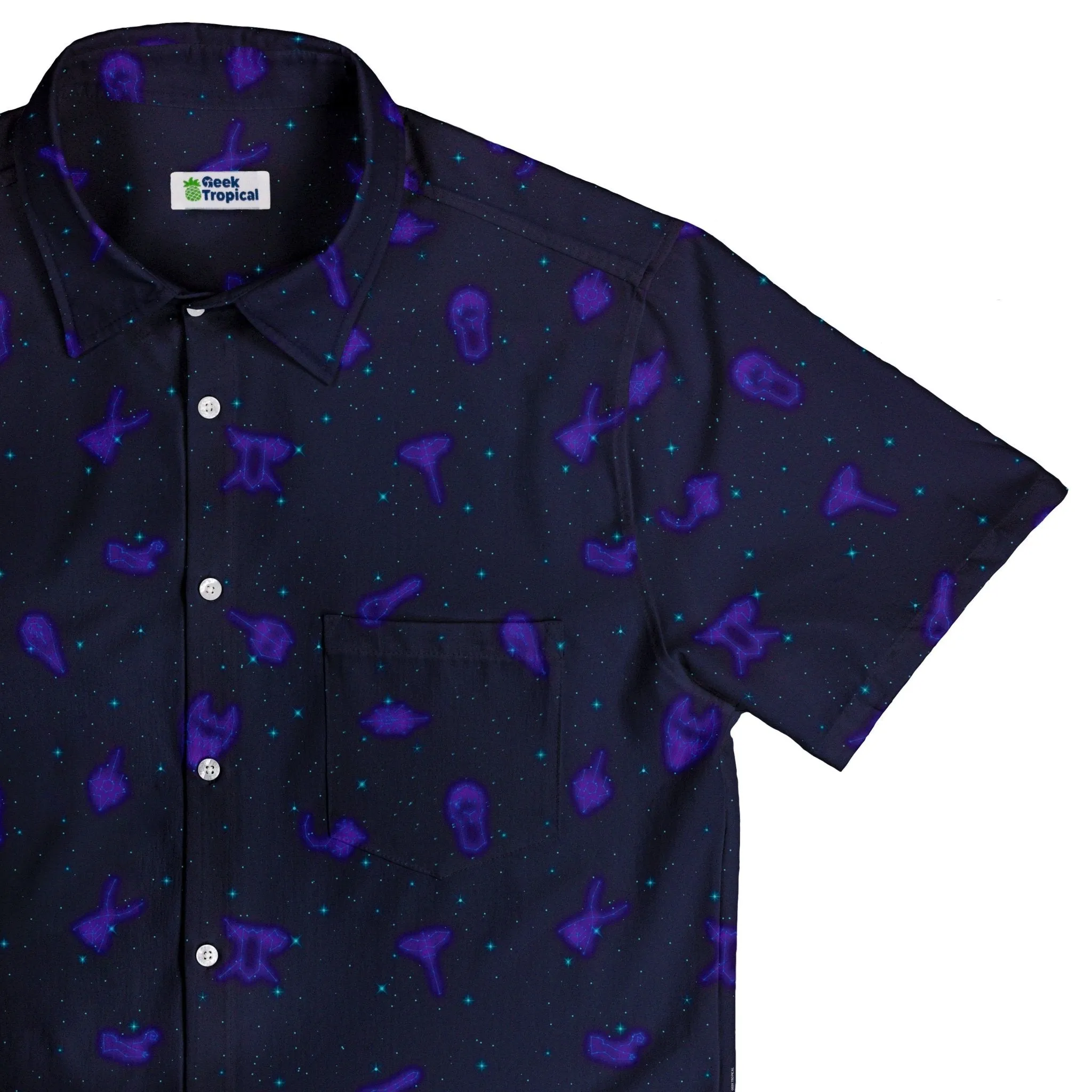 Dnd Class Constellations Button Up Shirt