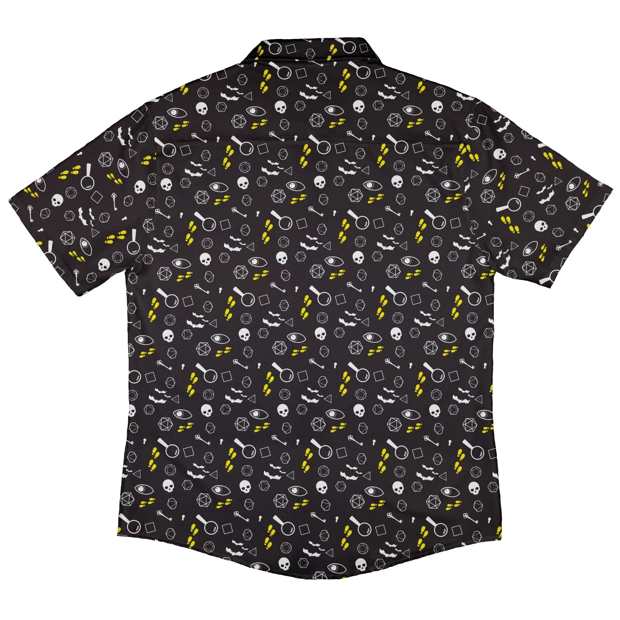 Dnd Horror Mystery Button Up Shirt