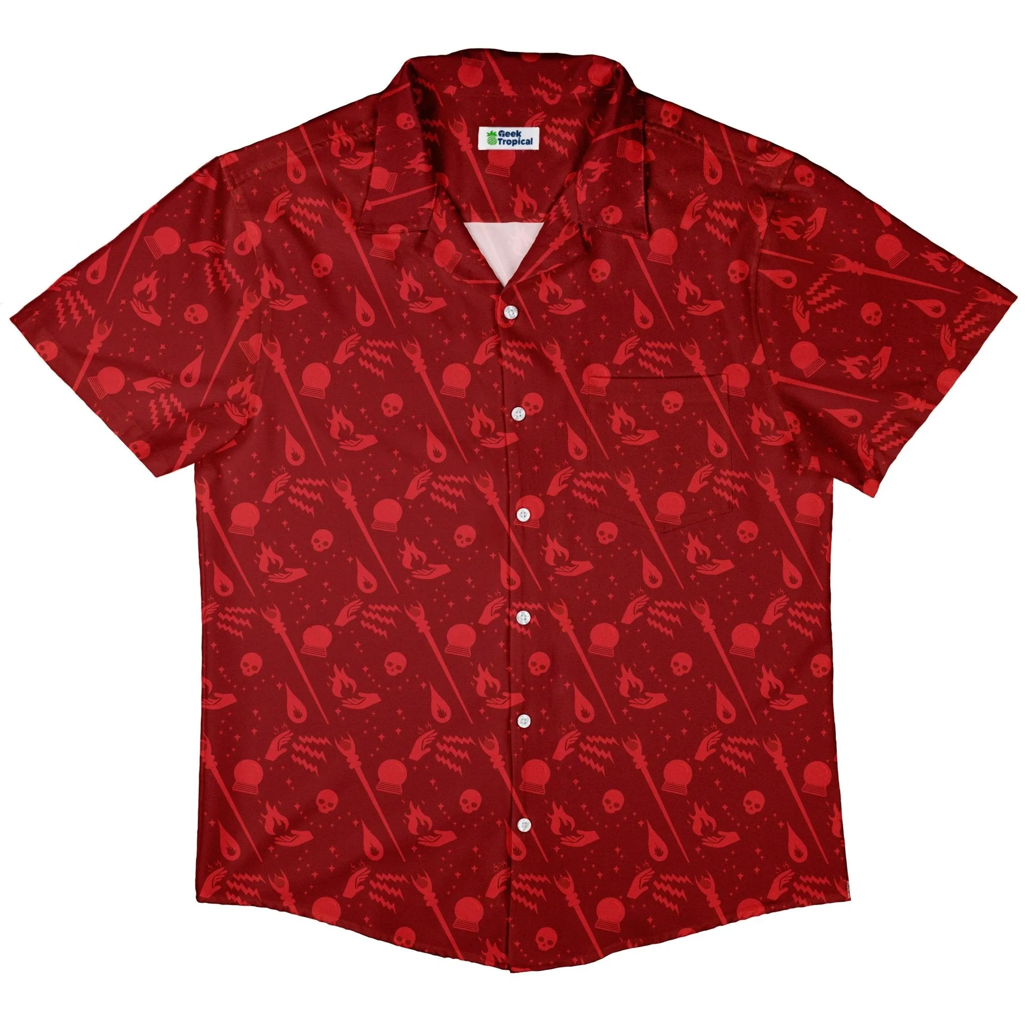 Dnd Sorcerer Class Button Up Shirt