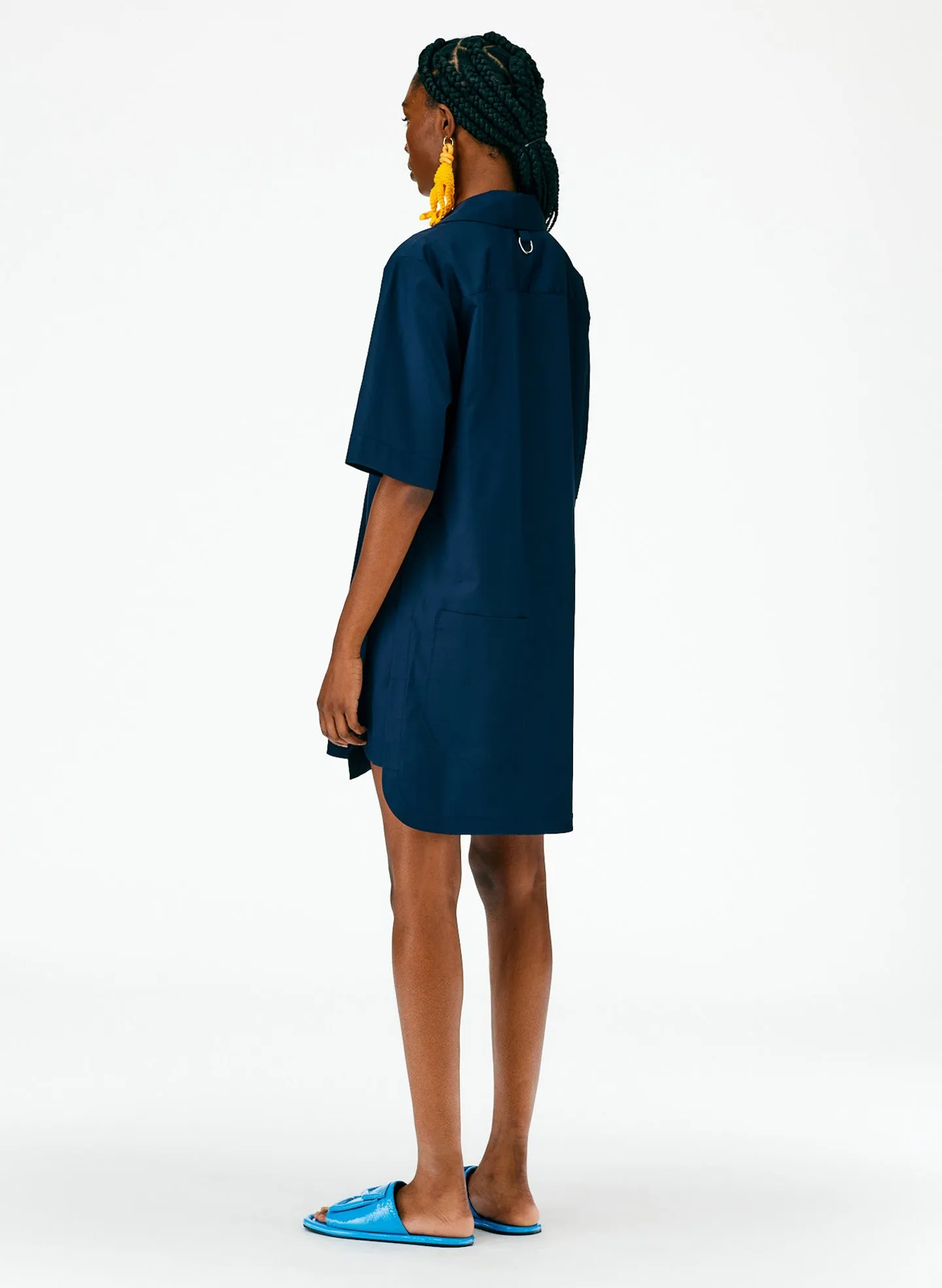 Eco Poplin Camp Dress