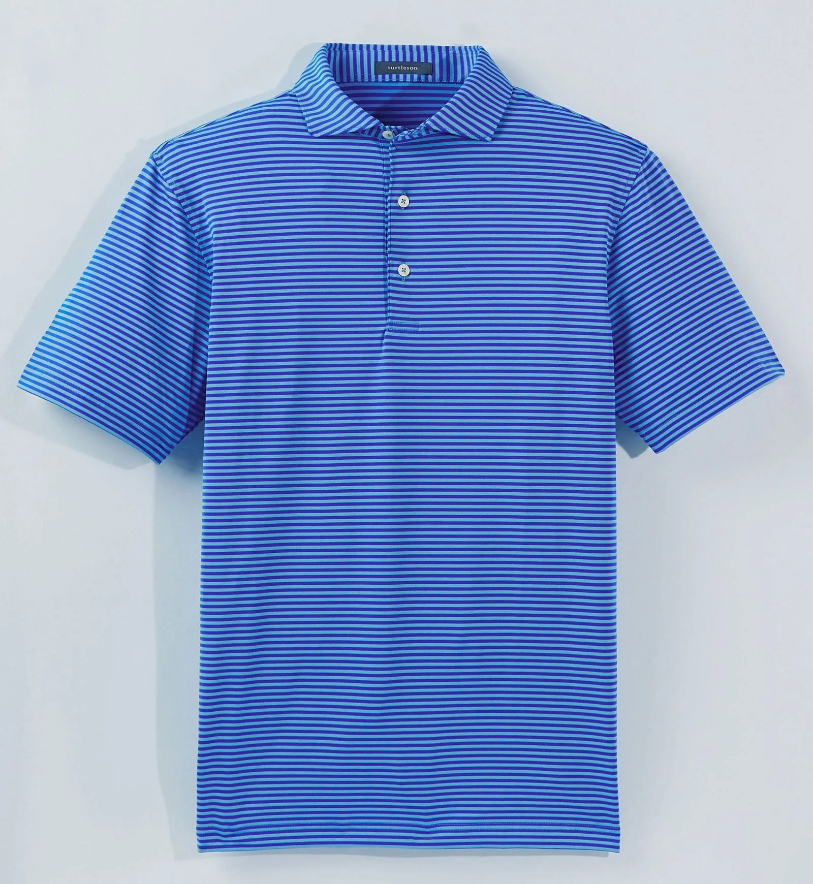 Edward Stripe Performance Polo - Closeout