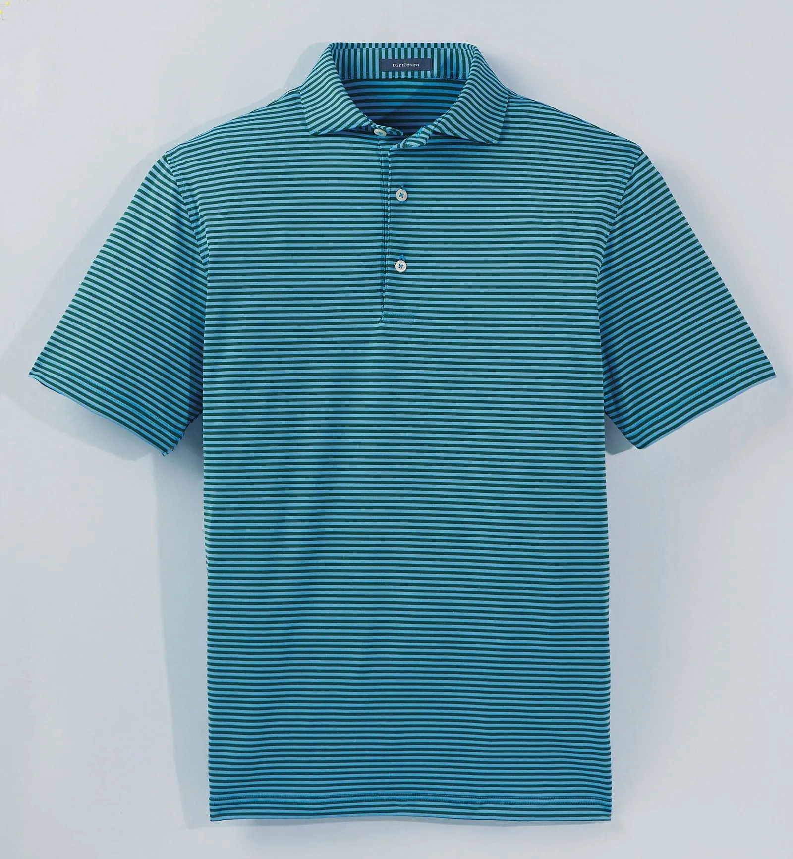 Edward Stripe Performance Polo - Closeout