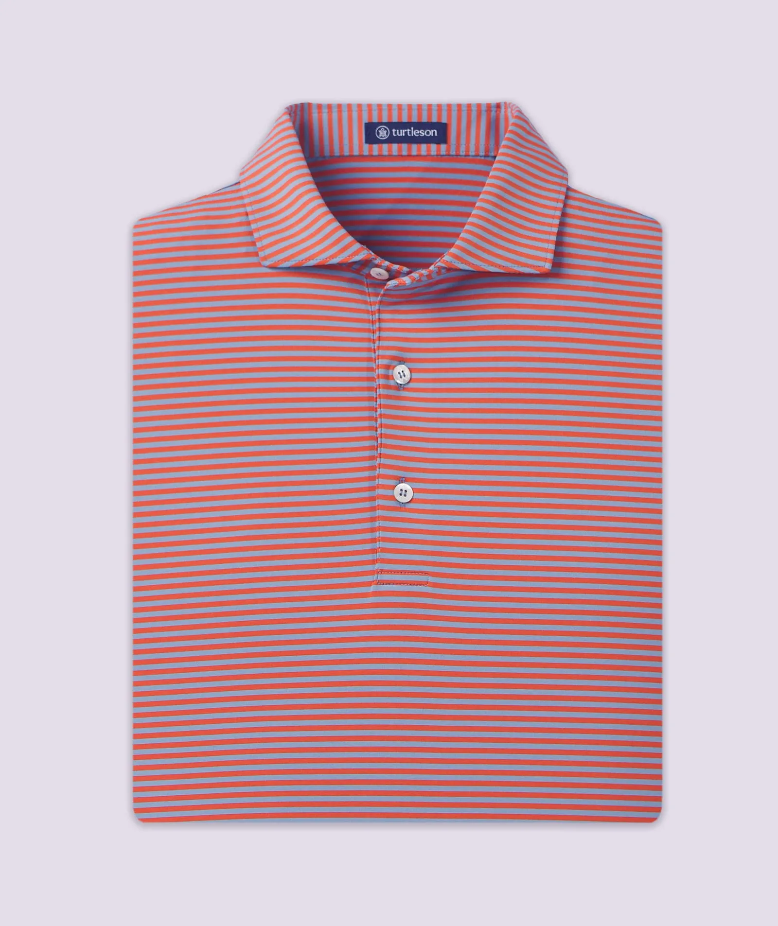 Edward Stripe Performance Polo