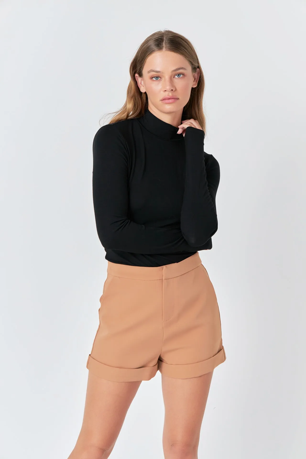 Endless Rose - Turtle Neck Top