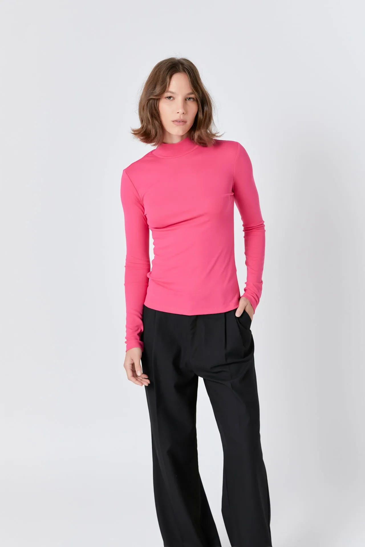 Endless Rose - Turtle Neck Top