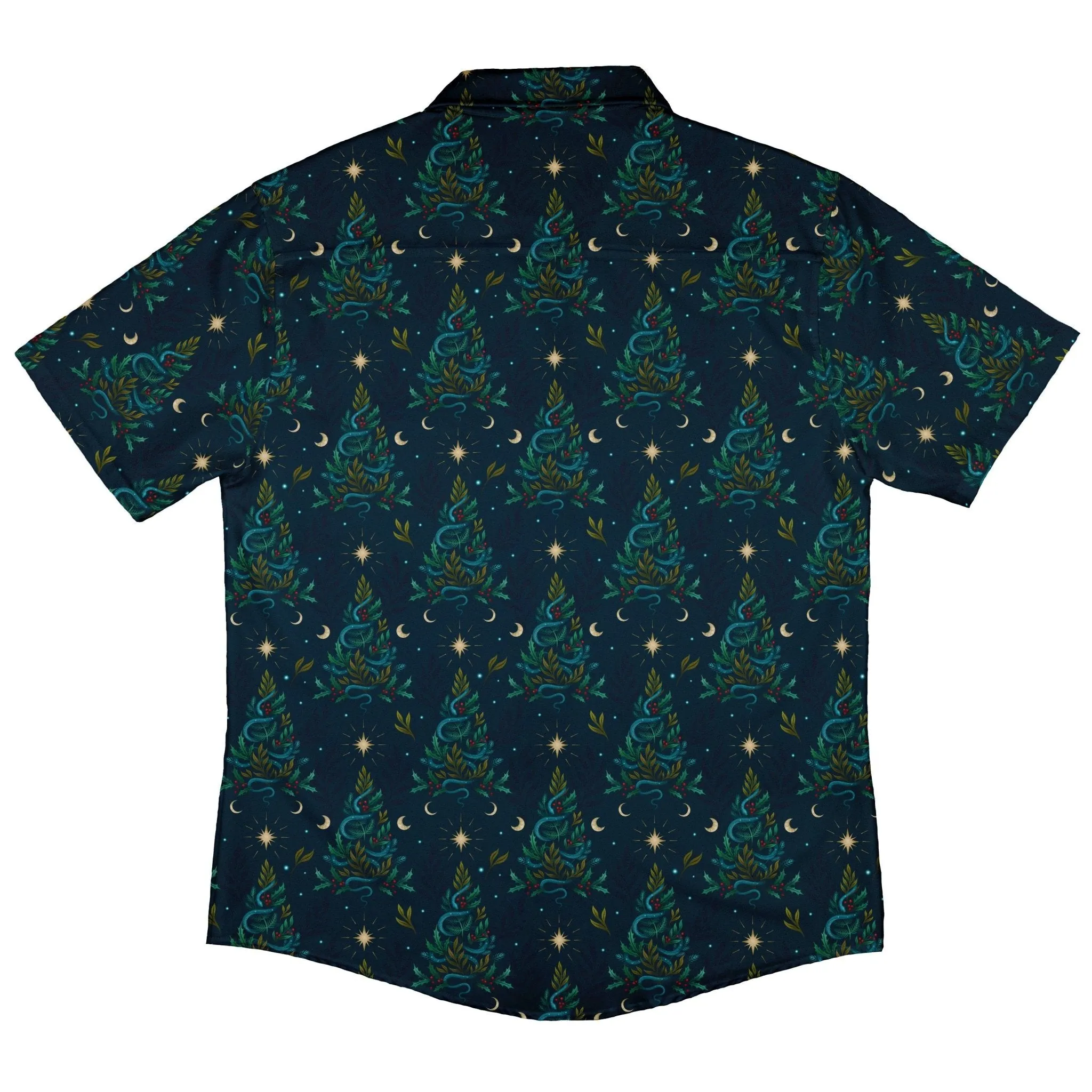 Episodic Serpent Christmas Button Up Shirt