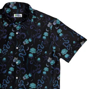 Episodic Serpent Garden Blue Space Button Up Shirt