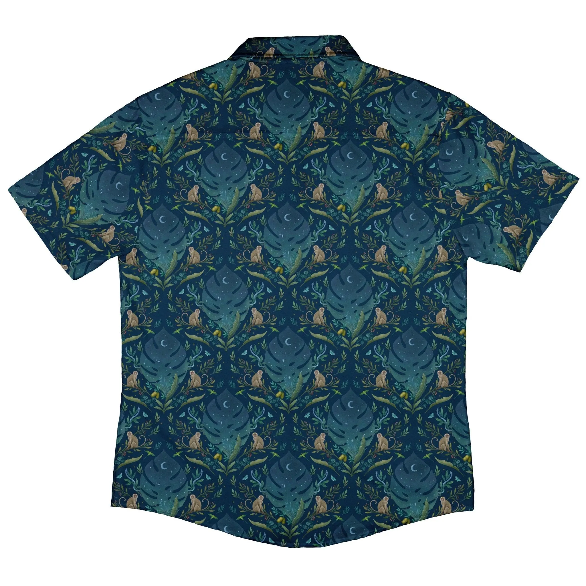 Episodic Tropical Monkey Button Up Shirt