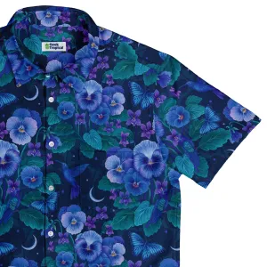 Episodic Violet Purple Night Button Up Shirt