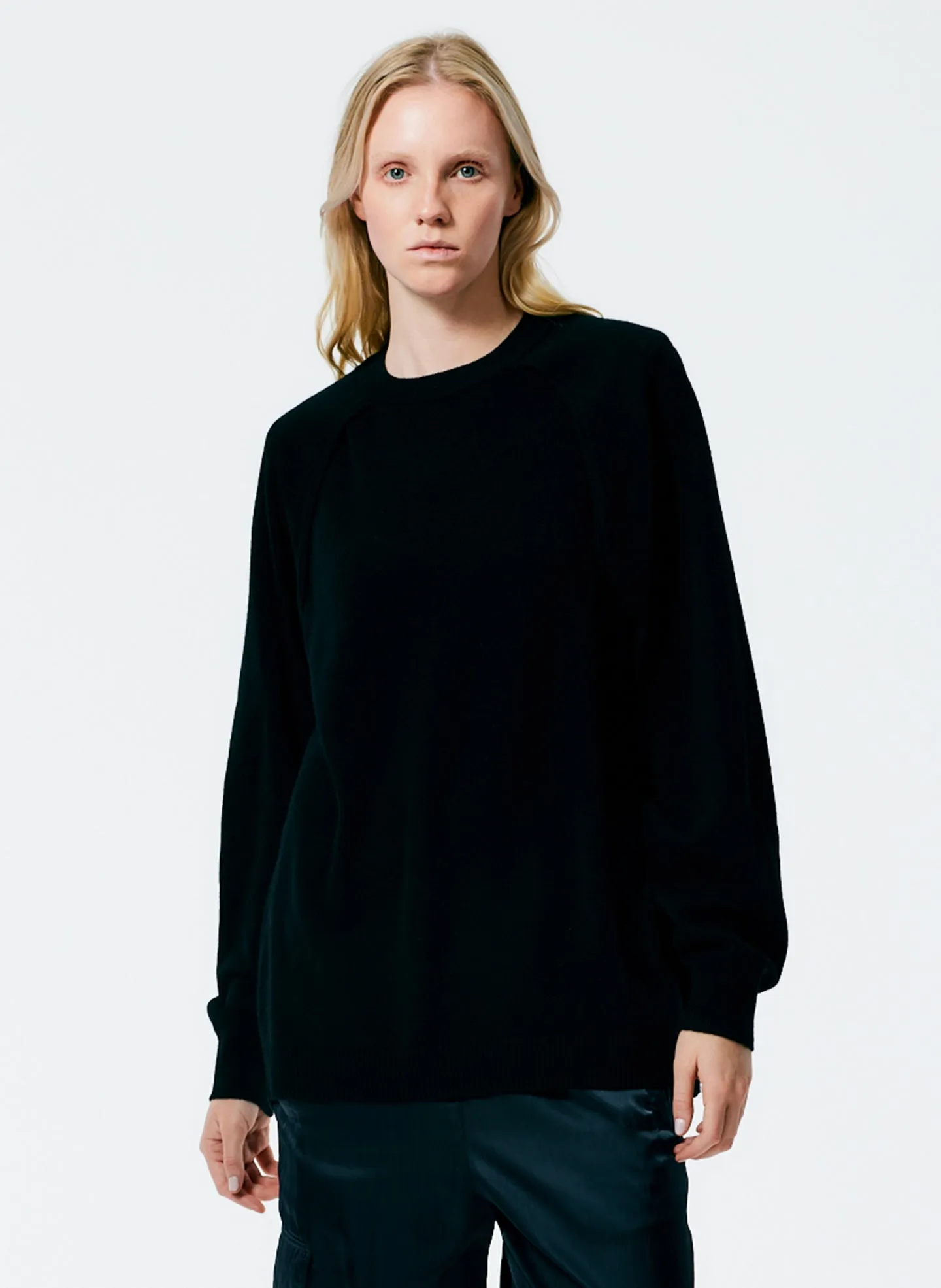 Feather Weight Cashmere Easy Cocoon Tunic