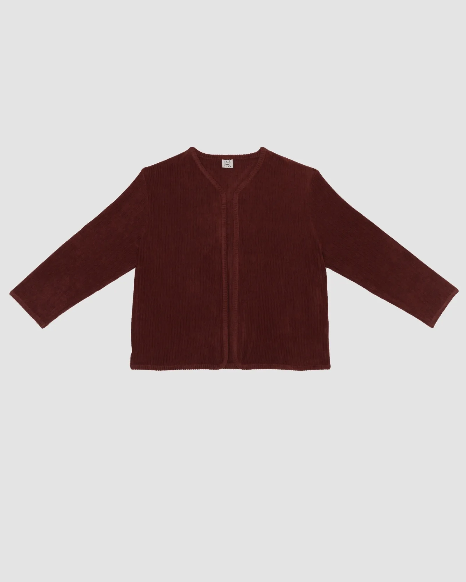 Fill Jacket - Organic Cotton Terry - Aster Brown Red