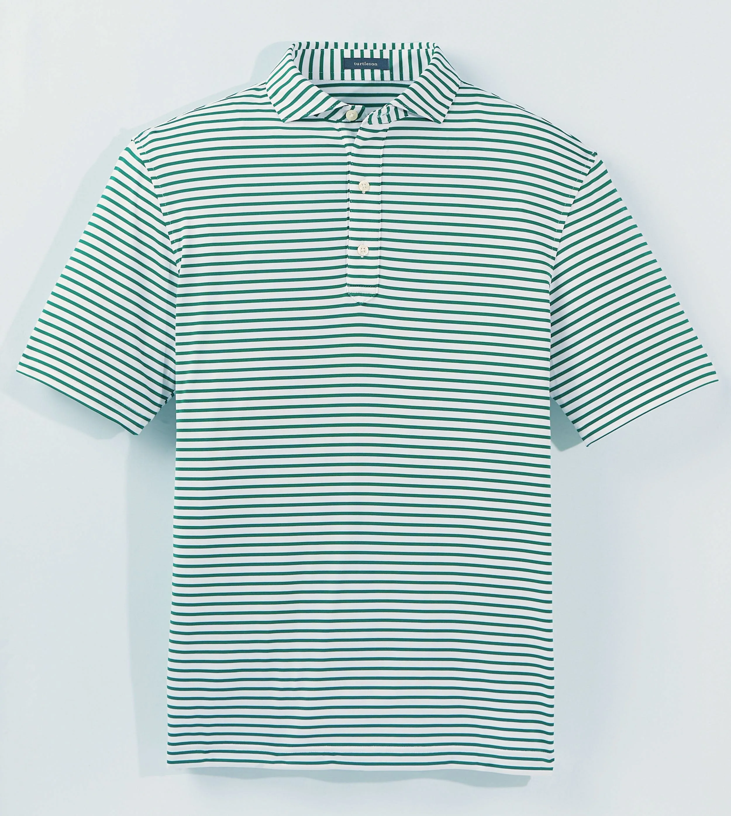 Gus Stripe Performance Polo