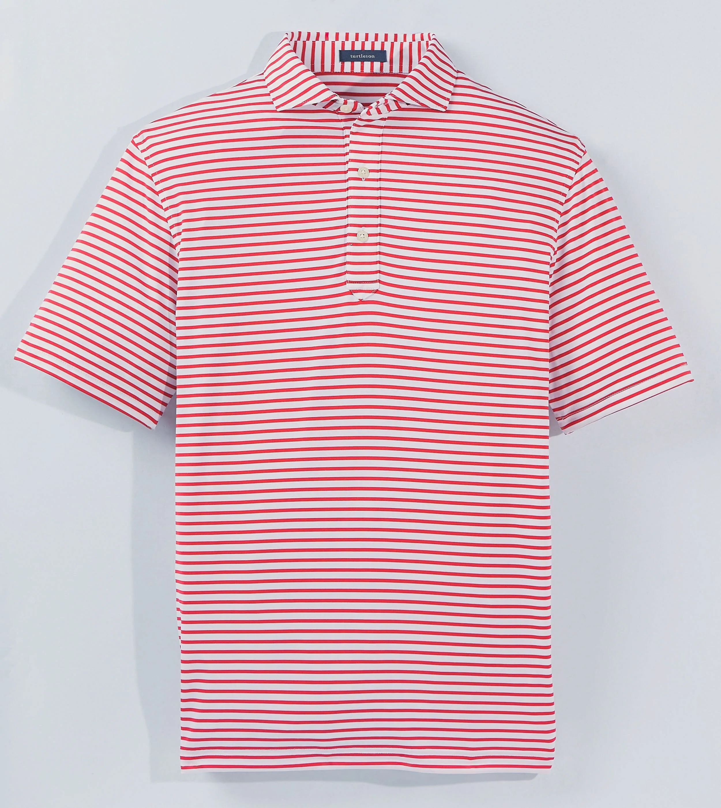 Gus Stripe Performance Polo