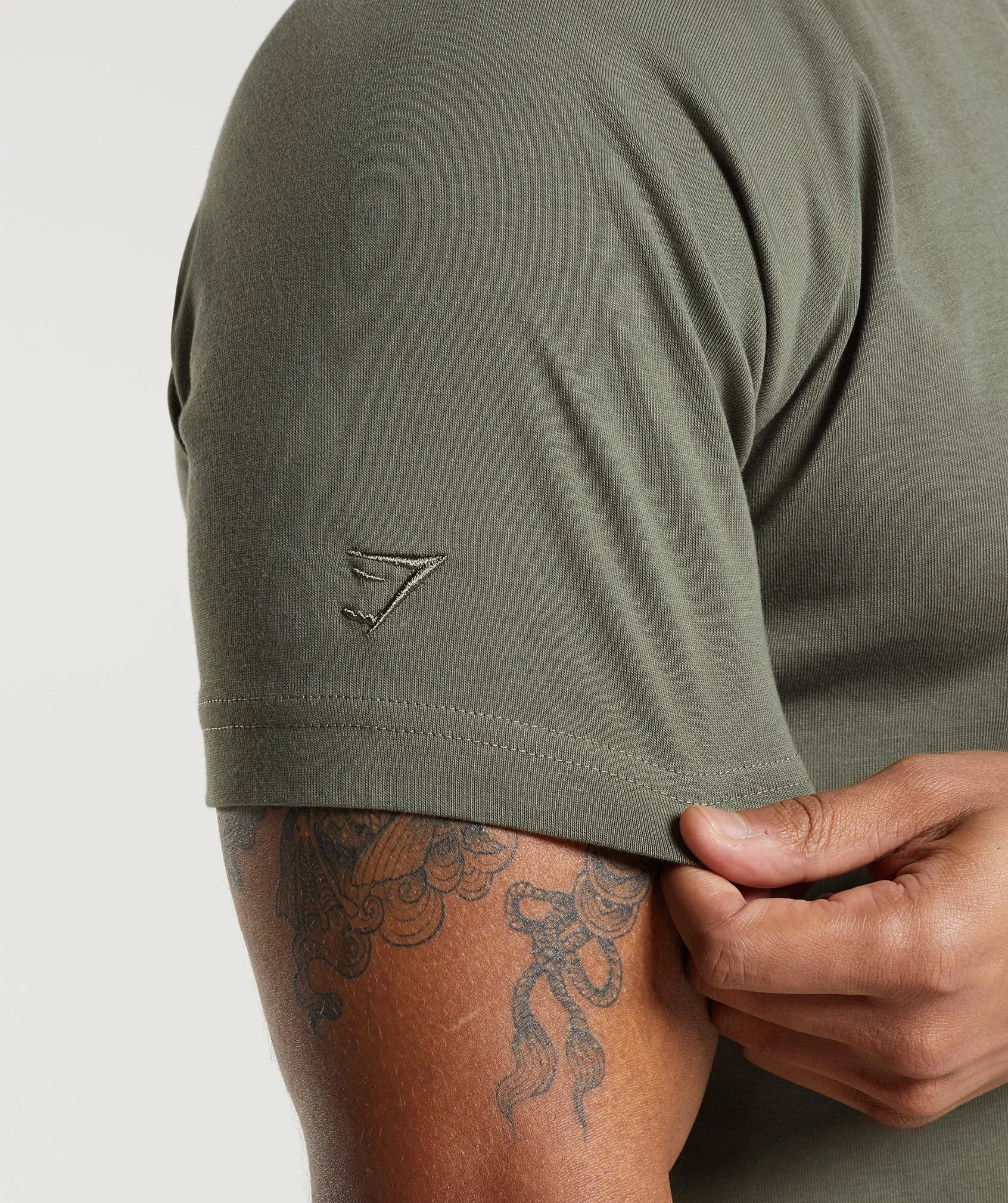 Gymshark Rest Day Commute Polo Shirt - Dusty Olive