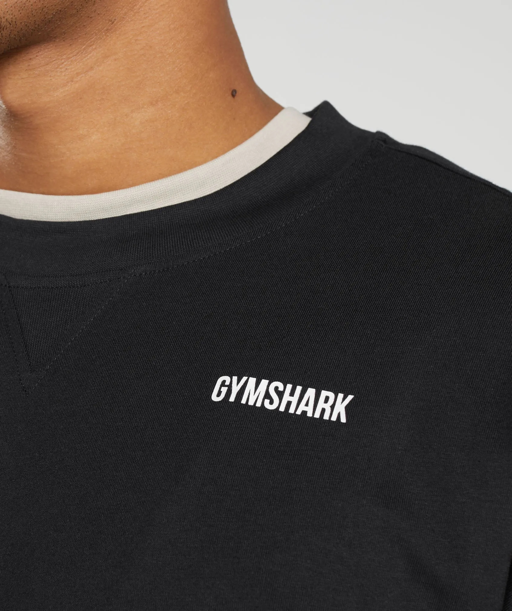 Gymshark Rest Day Sweats Long Sleeve T-Shirt - Black