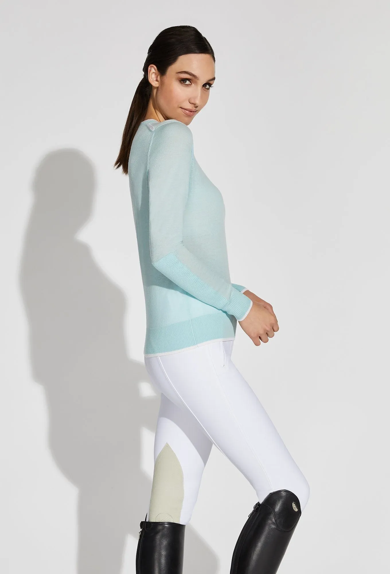 Hailey Crew Neck Merino Sweater