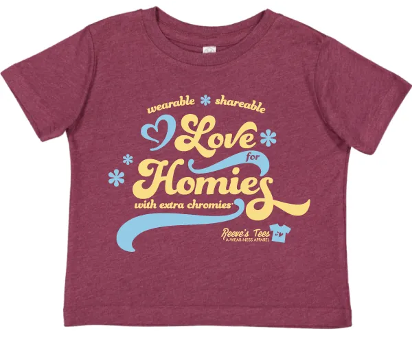 HWEC - Groovy - Wearable Sharable Love for Homies with Extra Chromies&reg; - Toddler - Short Sleeve Tee