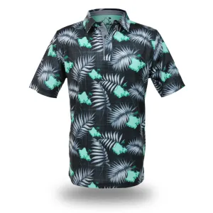 It's About Time Manoa - OGA Men's Polo - Black Green