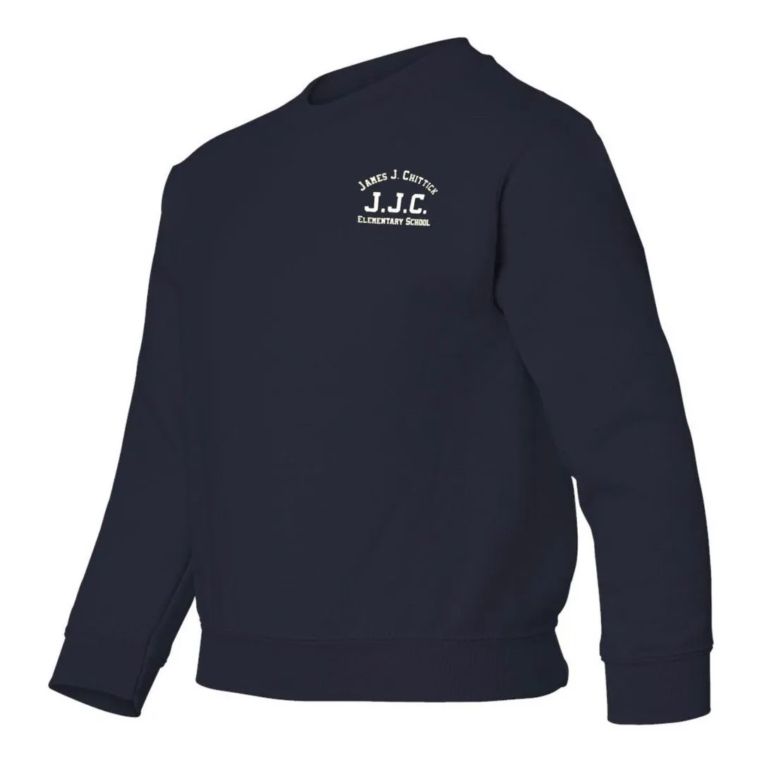 James J. Chittick Elementary Navy Crew Neck Sweatshirt - Kids