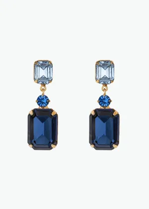 Justine Earrings -- Sapphire